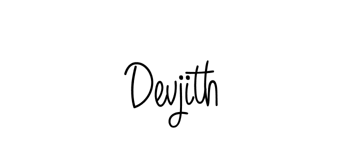 Similarly Angelique-Rose-font-FFP is the best handwritten signature design. Signature creator online .You can use it as an online autograph creator for name Devjith. Devjith signature style 5 images and pictures png