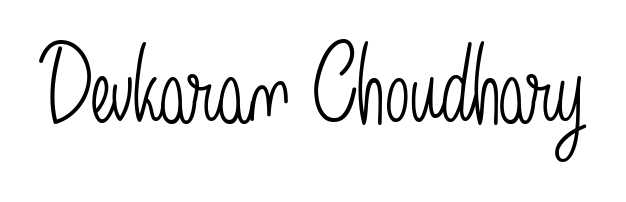 The Angelique-Rose-font-FFP handwriting style adds charm and authenticity to name Devkaran Choudhary. A wonderful choice for personal thank-you notes. Devkaran Choudhary signature style 5 images and pictures png