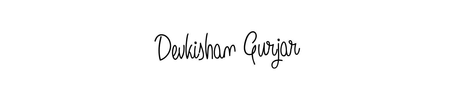 How to make Devkishan Gurjar signature? Angelique-Rose-font-FFP is a professional autograph style. Create handwritten signature for Devkishan Gurjar name. Devkishan Gurjar signature style 5 images and pictures png