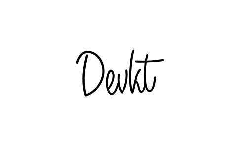 Also we have Devkt name is the best signature style. Create professional handwritten signature collection using Angelique-Rose-font-FFP autograph style. Devkt signature style 5 images and pictures png