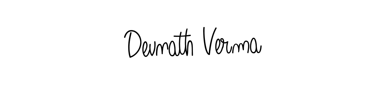 Make a beautiful signature design for name Devnath Verma. Use this online signature maker to create a handwritten signature for free. Devnath Verma signature style 5 images and pictures png