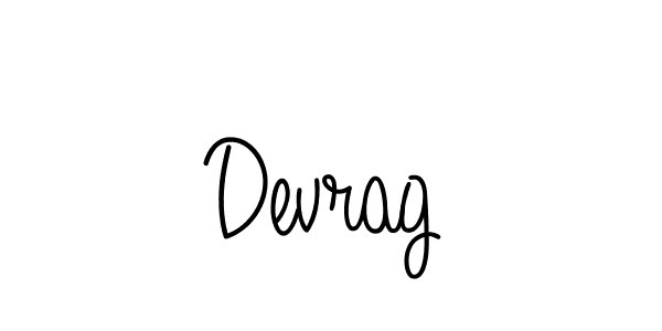 Make a beautiful signature design for name Devrag. With this signature (Angelique-Rose-font-FFP) style, you can create a handwritten signature for free. Devrag signature style 5 images and pictures png