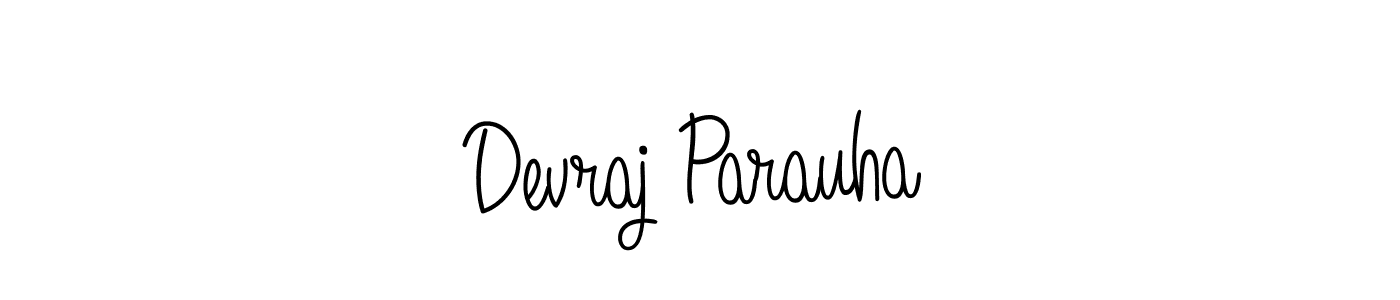 It looks lik you need a new signature style for name Devraj Parauha. Design unique handwritten (Angelique-Rose-font-FFP) signature with our free signature maker in just a few clicks. Devraj Parauha signature style 5 images and pictures png