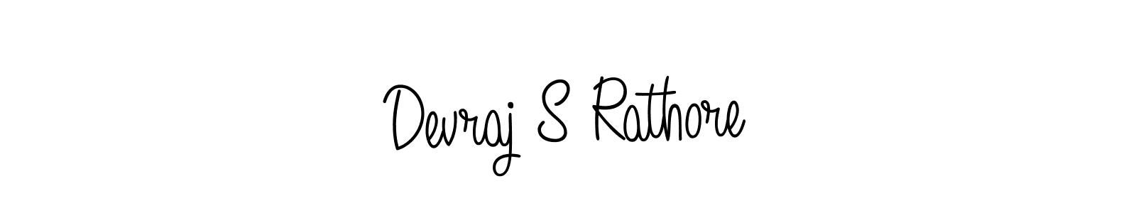 Make a beautiful signature design for name Devraj S Rathore. With this signature (Angelique-Rose-font-FFP) style, you can create a handwritten signature for free. Devraj S Rathore signature style 5 images and pictures png