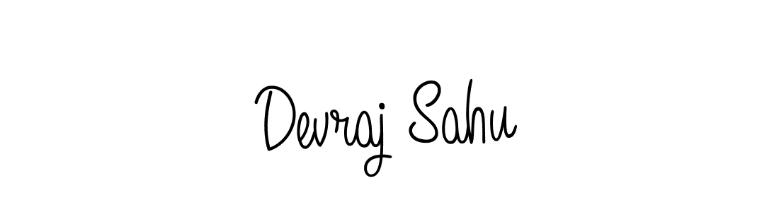 Create a beautiful signature design for name Devraj Sahu. With this signature (Angelique-Rose-font-FFP) fonts, you can make a handwritten signature for free. Devraj Sahu signature style 5 images and pictures png