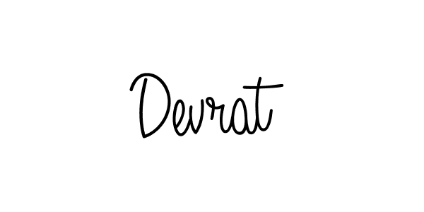 Create a beautiful signature design for name Devrat. With this signature (Angelique-Rose-font-FFP) fonts, you can make a handwritten signature for free. Devrat signature style 5 images and pictures png