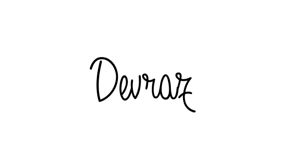 Devraz stylish signature style. Best Handwritten Sign (Angelique-Rose-font-FFP) for my name. Handwritten Signature Collection Ideas for my name Devraz. Devraz signature style 5 images and pictures png