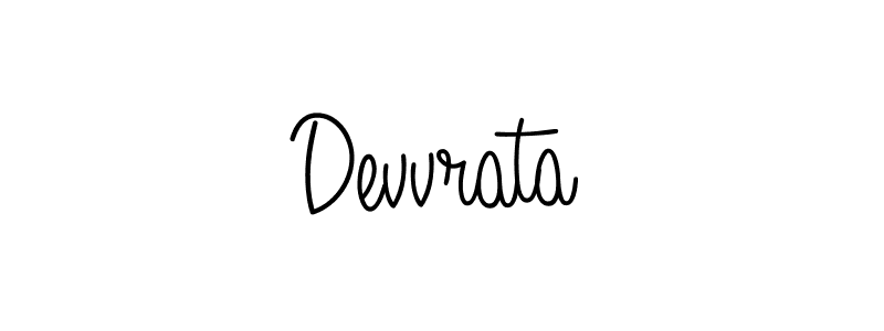 The best way (Angelique-Rose-font-FFP) to make a short signature is to pick only two or three words in your name. The name Devvrata include a total of six letters. For converting this name. Devvrata signature style 5 images and pictures png