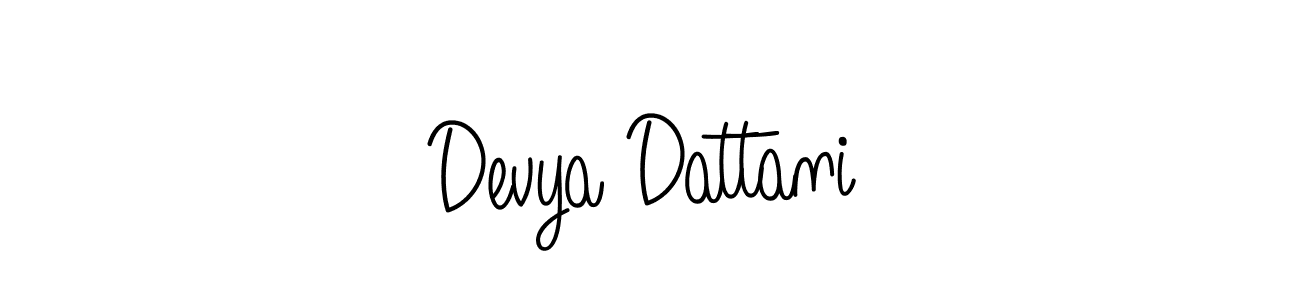 Make a short Devya Dattani signature style. Manage your documents anywhere anytime using Angelique-Rose-font-FFP. Create and add eSignatures, submit forms, share and send files easily. Devya Dattani signature style 5 images and pictures png