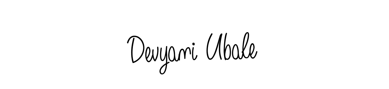 How to Draw Devyani Ubale signature style? Angelique-Rose-font-FFP is a latest design signature styles for name Devyani Ubale. Devyani Ubale signature style 5 images and pictures png