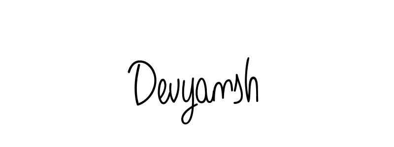 It looks lik you need a new signature style for name Devyansh. Design unique handwritten (Angelique-Rose-font-FFP) signature with our free signature maker in just a few clicks. Devyansh signature style 5 images and pictures png