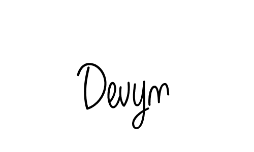 It looks lik you need a new signature style for name Devyn. Design unique handwritten (Angelique-Rose-font-FFP) signature with our free signature maker in just a few clicks. Devyn signature style 5 images and pictures png