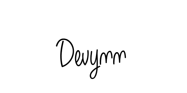 The best way (Angelique-Rose-font-FFP) to make a short signature is to pick only two or three words in your name. The name Devynn include a total of six letters. For converting this name. Devynn signature style 5 images and pictures png