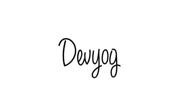 How to make Devyog signature? Angelique-Rose-font-FFP is a professional autograph style. Create handwritten signature for Devyog name. Devyog signature style 5 images and pictures png