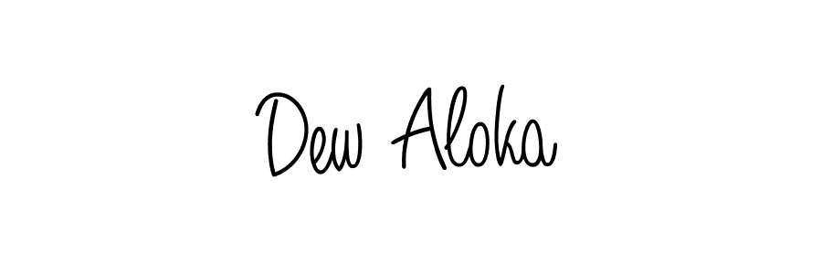 Once you've used our free online signature maker to create your best signature Angelique-Rose-font-FFP style, it's time to enjoy all of the benefits that Dew Aloka name signing documents. Dew Aloka signature style 5 images and pictures png