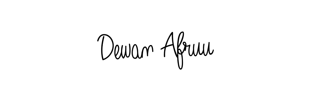 Here are the top 10 professional signature styles for the name Dewan Afruu. These are the best autograph styles you can use for your name. Dewan Afruu signature style 5 images and pictures png