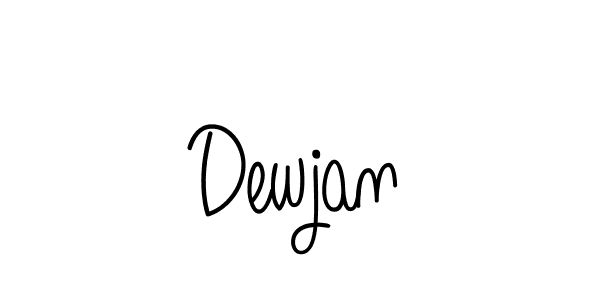 How to make Dewjan signature? Angelique-Rose-font-FFP is a professional autograph style. Create handwritten signature for Dewjan name. Dewjan signature style 5 images and pictures png