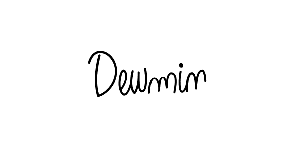 Once you've used our free online signature maker to create your best signature Angelique-Rose-font-FFP style, it's time to enjoy all of the benefits that Dewmin name signing documents. Dewmin signature style 5 images and pictures png