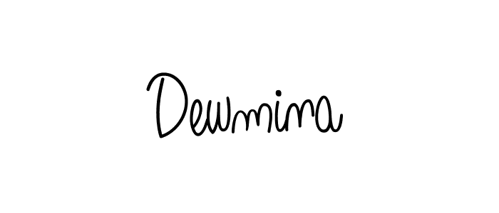 Once you've used our free online signature maker to create your best signature Angelique-Rose-font-FFP style, it's time to enjoy all of the benefits that Dewmina name signing documents. Dewmina signature style 5 images and pictures png