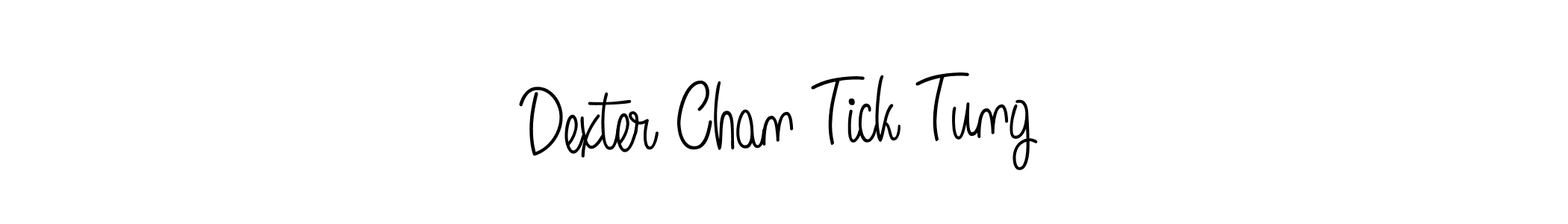 How to Draw Dexter Chan Tick Tung signature style? Angelique-Rose-font-FFP is a latest design signature styles for name Dexter Chan Tick Tung. Dexter Chan Tick Tung signature style 5 images and pictures png