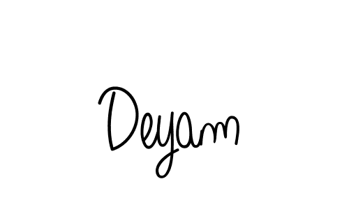 It looks lik you need a new signature style for name Deyam. Design unique handwritten (Angelique-Rose-font-FFP) signature with our free signature maker in just a few clicks. Deyam signature style 5 images and pictures png