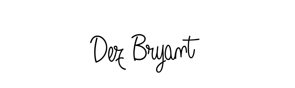 Make a beautiful signature design for name Dez Bryant. With this signature (Angelique-Rose-font-FFP) style, you can create a handwritten signature for free. Dez Bryant signature style 5 images and pictures png