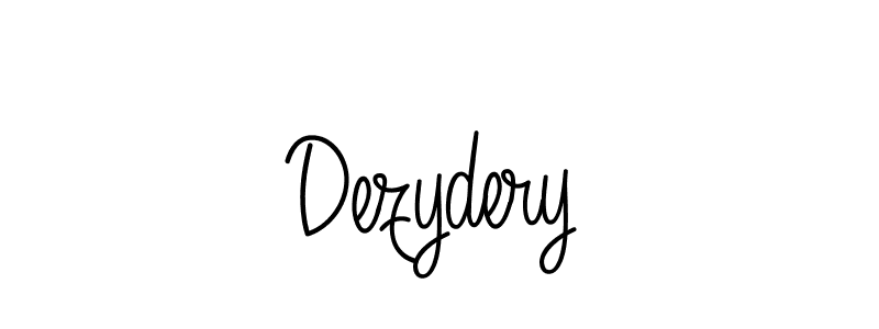 Use a signature maker to create a handwritten signature online. With this signature software, you can design (Angelique-Rose-font-FFP) your own signature for name Dezydery. Dezydery signature style 5 images and pictures png