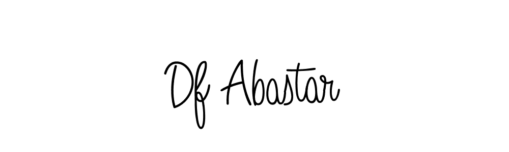 How to make Df Abastar name signature. Use Angelique-Rose-font-FFP style for creating short signs online. This is the latest handwritten sign. Df Abastar signature style 5 images and pictures png