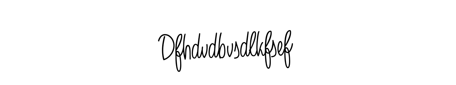 Use a signature maker to create a handwritten signature online. With this signature software, you can design (Angelique-Rose-font-FFP) your own signature for name Dfhdvdbvsdlkfsef. Dfhdvdbvsdlkfsef signature style 5 images and pictures png