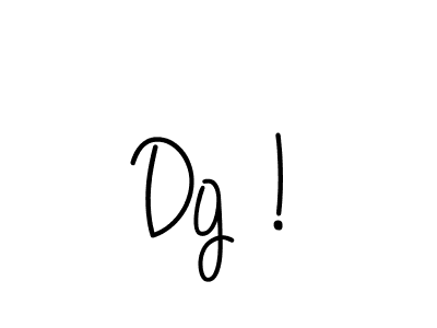 The best way (Angelique-Rose-font-FFP) to make a short signature is to pick only two or three words in your name. The name Dg ! include a total of six letters. For converting this name. Dg ! signature style 5 images and pictures png