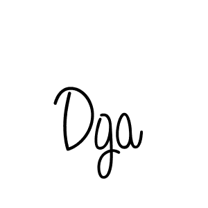 Use a signature maker to create a handwritten signature online. With this signature software, you can design (Angelique-Rose-font-FFP) your own signature for name Dga. Dga signature style 5 images and pictures png