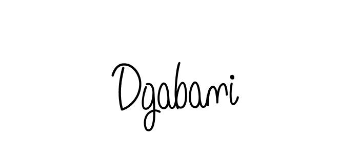 Create a beautiful signature design for name Dgabani. With this signature (Angelique-Rose-font-FFP) fonts, you can make a handwritten signature for free. Dgabani signature style 5 images and pictures png