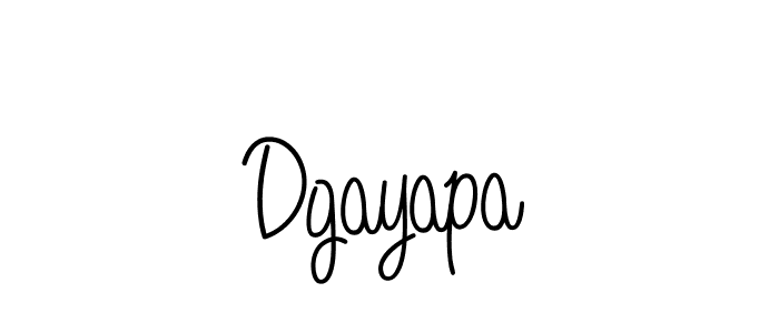 You should practise on your own different ways (Angelique-Rose-font-FFP) to write your name (Dgayapa) in signature. don't let someone else do it for you. Dgayapa signature style 5 images and pictures png
