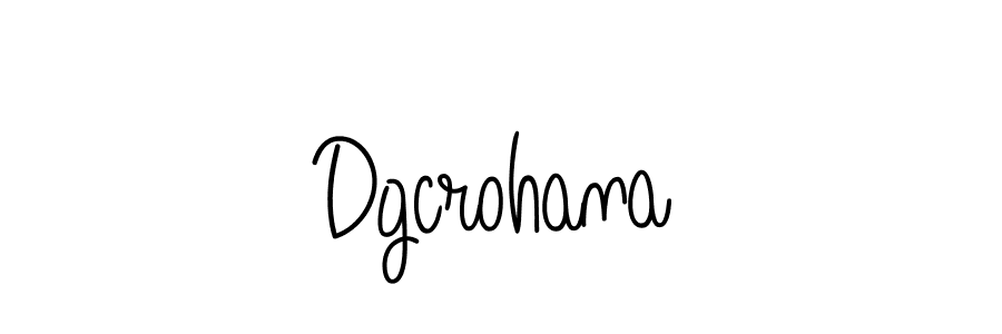 The best way (Angelique-Rose-font-FFP) to make a short signature is to pick only two or three words in your name. The name Dgcrohana include a total of six letters. For converting this name. Dgcrohana signature style 5 images and pictures png