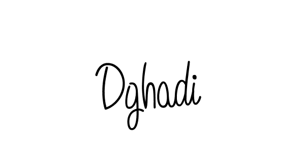 How to make Dghadi name signature. Use Angelique-Rose-font-FFP style for creating short signs online. This is the latest handwritten sign. Dghadi signature style 5 images and pictures png