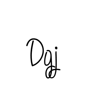 Design your own signature with our free online signature maker. With this signature software, you can create a handwritten (Angelique-Rose-font-FFP) signature for name Dgj. Dgj signature style 5 images and pictures png