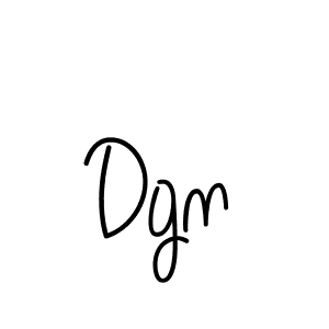 Dgn stylish signature style. Best Handwritten Sign (Angelique-Rose-font-FFP) for my name. Handwritten Signature Collection Ideas for my name Dgn. Dgn signature style 5 images and pictures png