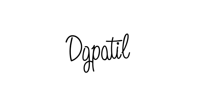 The best way (Angelique-Rose-font-FFP) to make a short signature is to pick only two or three words in your name. The name Dgpatil include a total of six letters. For converting this name. Dgpatil signature style 5 images and pictures png