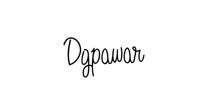 Create a beautiful signature design for name Dgpawar. With this signature (Angelique-Rose-font-FFP) fonts, you can make a handwritten signature for free. Dgpawar signature style 5 images and pictures png