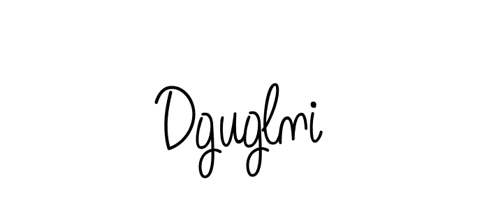 Make a beautiful signature design for name Dguglni. With this signature (Angelique-Rose-font-FFP) style, you can create a handwritten signature for free. Dguglni signature style 5 images and pictures png