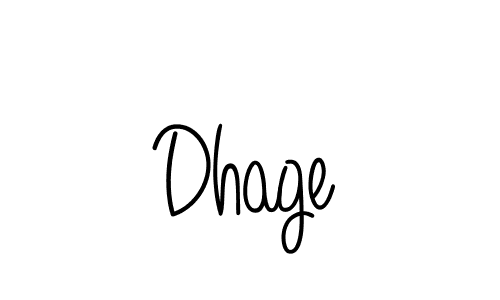 You should practise on your own different ways (Angelique-Rose-font-FFP) to write your name (Dhage) in signature. don't let someone else do it for you. Dhage signature style 5 images and pictures png