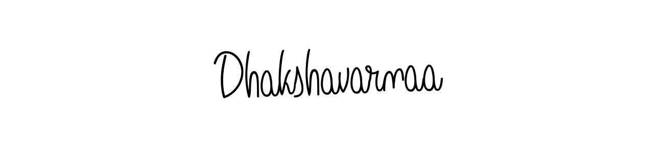 You should practise on your own different ways (Angelique-Rose-font-FFP) to write your name (Dhakshavarnaa) in signature. don't let someone else do it for you. Dhakshavarnaa signature style 5 images and pictures png