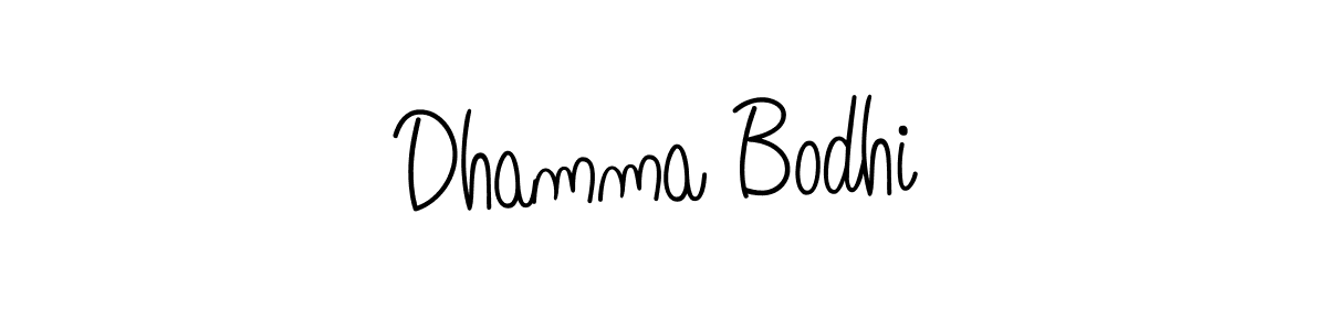 Also we have Dhamma Bodhi name is the best signature style. Create professional handwritten signature collection using Angelique-Rose-font-FFP autograph style. Dhamma Bodhi signature style 5 images and pictures png