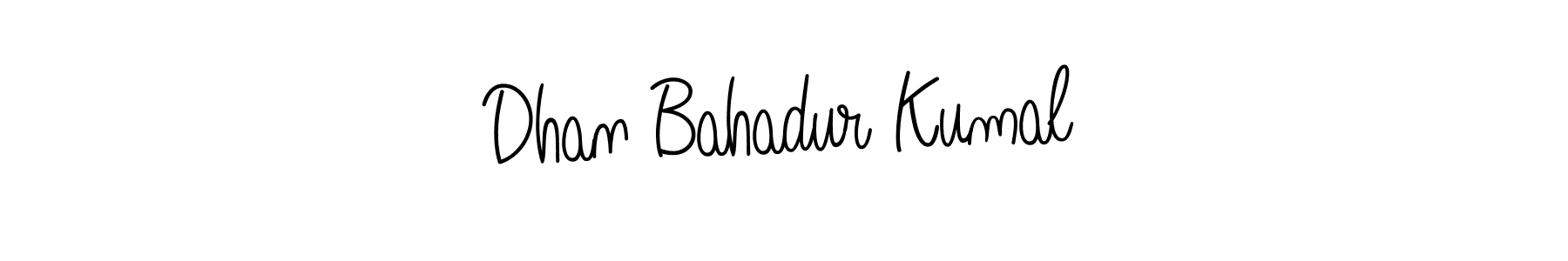 Also You can easily find your signature by using the search form. We will create Dhan Bahadur Kumal name handwritten signature images for you free of cost using Angelique-Rose-font-FFP sign style. Dhan Bahadur Kumal signature style 5 images and pictures png