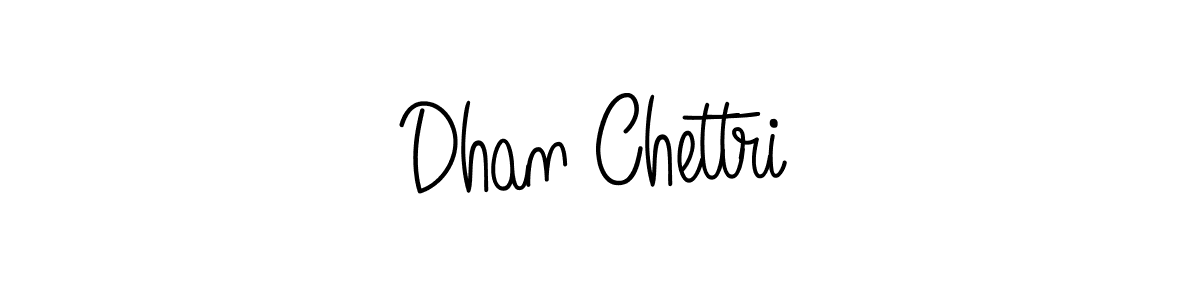 Make a beautiful signature design for name Dhan Chettri. With this signature (Angelique-Rose-font-FFP) style, you can create a handwritten signature for free. Dhan Chettri signature style 5 images and pictures png