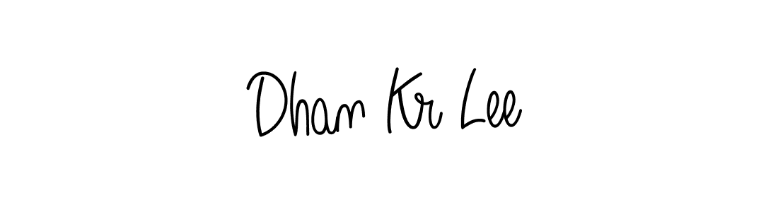 Angelique-Rose-font-FFP is a professional signature style that is perfect for those who want to add a touch of class to their signature. It is also a great choice for those who want to make their signature more unique. Get Dhan Kr Lee name to fancy signature for free. Dhan Kr Lee signature style 5 images and pictures png