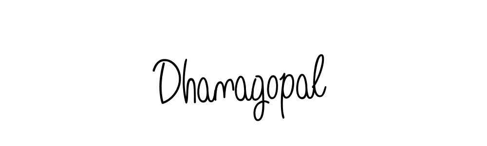 You should practise on your own different ways (Angelique-Rose-font-FFP) to write your name (Dhanagopal) in signature. don't let someone else do it for you. Dhanagopal signature style 5 images and pictures png