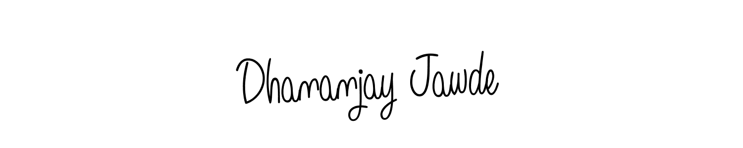 Angelique-Rose-font-FFP is a professional signature style that is perfect for those who want to add a touch of class to their signature. It is also a great choice for those who want to make their signature more unique. Get Dhananjay Jawde name to fancy signature for free. Dhananjay Jawde signature style 5 images and pictures png