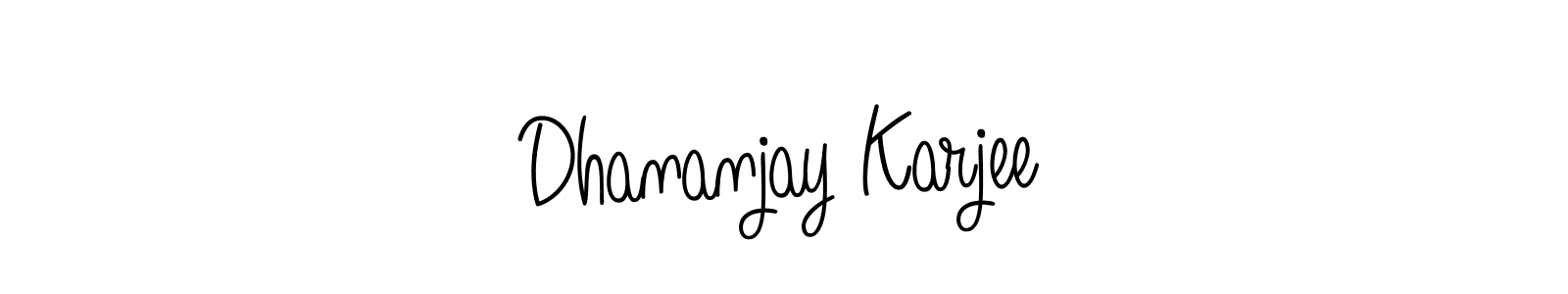 Make a beautiful signature design for name Dhananjay Karjee. Use this online signature maker to create a handwritten signature for free. Dhananjay Karjee signature style 5 images and pictures png