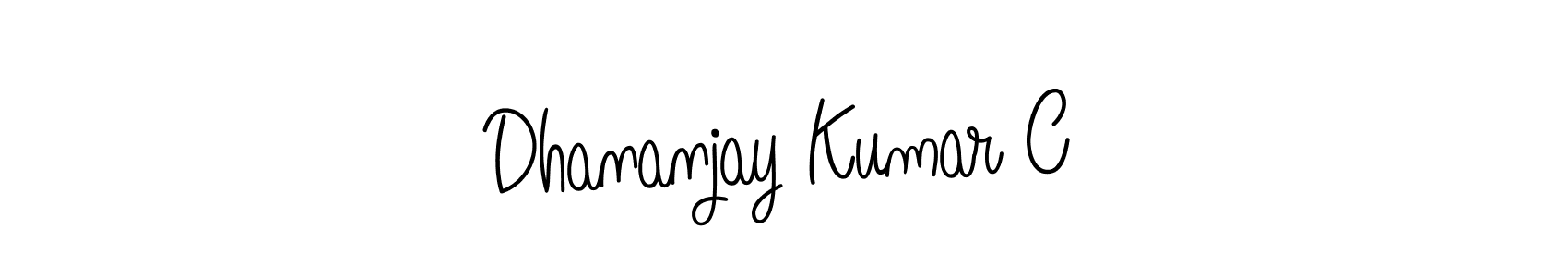 This is the best signature style for the Dhananjay Kumar C name. Also you like these signature font (Angelique-Rose-font-FFP). Mix name signature. Dhananjay Kumar C signature style 5 images and pictures png